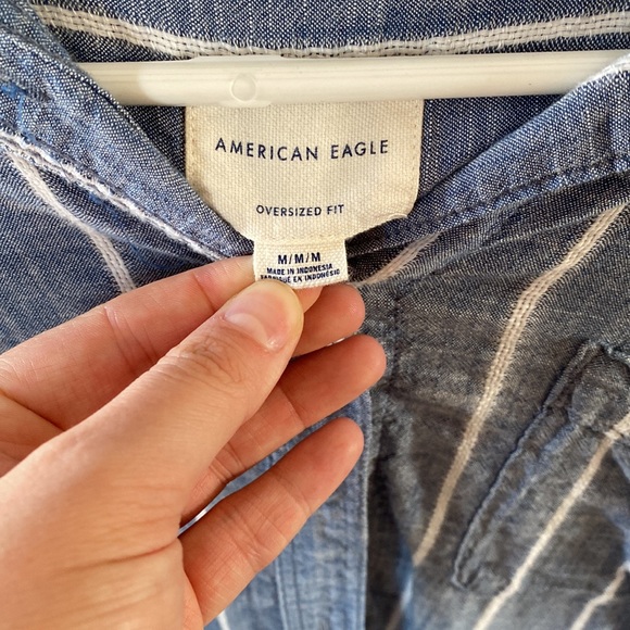 American Eagle oversized fit button front - Picture 2 of 2